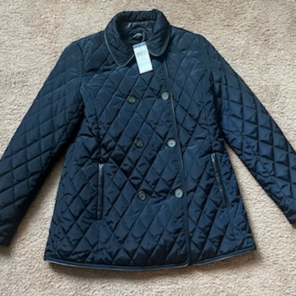 NWT LADIES LAUREN RALPH LAUREN M JACKET DK BLUE - Picture 1 of 7